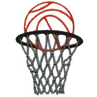 Basketball and Hoop