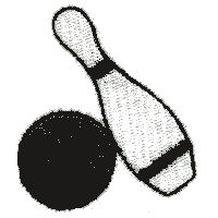 Bowling ball and Pin - smaller