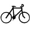 Bicycle outline
