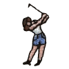 Golfer: woman