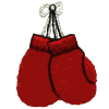 Hanging Boxing gloves
