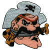Pirate with Knife between teeth