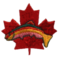 Maple Leaf with fish