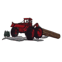 Skidder and Trees
