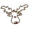 Cartoon Moose Head