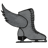Ice Skate with Wings