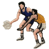 2 Men Playing Basketball