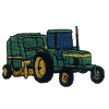 Tractor and Bailer