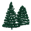 Two Pine Trees