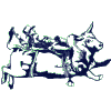 Horizontal Bull Rider