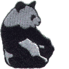 Panda bear sitting