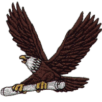 Eagle Carrying Diploma