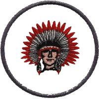 Indian Chief Bust in Circle