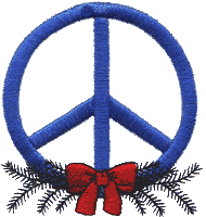 Christmas Peace Symbol