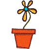 Single Flower in Pot
