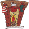 Fireplace with Stockings