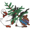 Bunny & Goose Christmas Tree