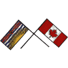 British Columbia & Canada Flags