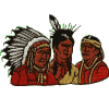 Cheif and Two Indians