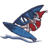 Santa Windsurfer