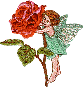 Fairy With a Rose