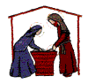 Nativity, Stable (Mary & Joseph)