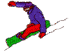 Snowboarder (carving)
