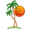 Palm Tree Scene