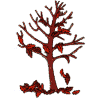 Tree with Falling Leaves