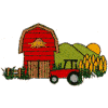 Farm Tractor Scene
