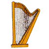 Musical Strings: Standing Harp