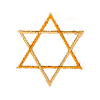 Star of David (thin lines)
