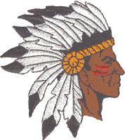 Indian Chief Mascot Profile - larger