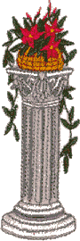 Column with Flower Planter
