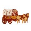 Covered Wagon w/Horses