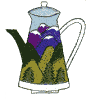 Mountains Tea pot