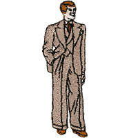 Fashion 1930-1940,Man