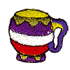 Striped Teacup